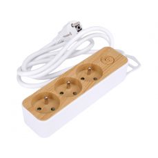 Extension cord 3 sockets (1.4m) with grounding (72340)