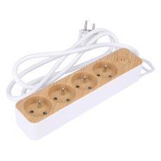 4-socket extension cord (1.4m) with grounding (72341)