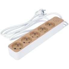 5-socket extension cord (1.4m) with grounding (72342)