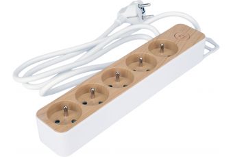 5-socket extension cord (1.4m) with grounding (72342)