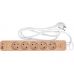 5-socket extension cord (1.4 m) with grounding and USB (72344)