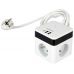 Extension cube with USB 3 sockets (1.5m) with grounding (72480)