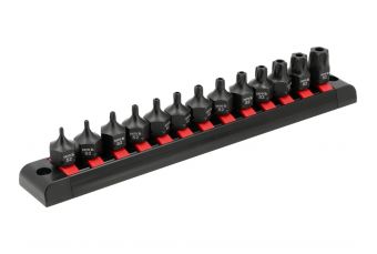 Set of impact short socket wrenches | 13 pcs. | T10 - T70 | 3/8" (YT-10668)