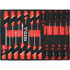 Tool set: screwdrivers | hooks | 22 pcs. (YT-55496)