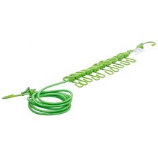 Linen rope | flexible | 1.9 - 2.4 m | with 10 clips (85535)