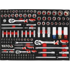 EVA insert with tools | 120 pcs | 1/4" 3/8" 1/2" (YT-55491)