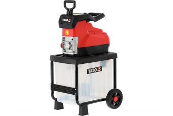Klusais elektriskais zaru smalcinātājs | 2800 W | Biezums 45 mm | Tilpums 55 l (YT-852371)