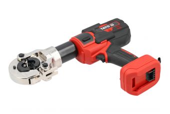 Battery-powered hydraulic pipe clamps for PEX | 18 V | 60 kN | without battery (YT-21733)