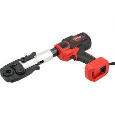 Battery-powered hydraulic clamping pliers for PEX pipes | 18 V | 50 kN | narrow head for hard-to-reach places | without battery (YT-21734)