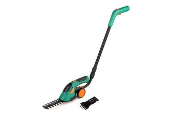 Аккумуляторные ножницы для травы+кустов телескопическая ручка (79501)