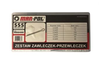 Набор шплинтов 555 шт. (M66488)