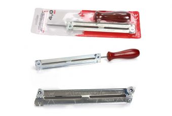 Напильник для заточки цепи бензопилы с направляющей (M86685)