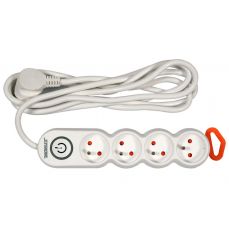 Удлинитель 4 розетками с заземлением 3м (72354)