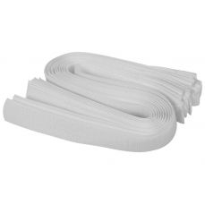 Ремни для проводов на липучке | белые | 450 мм / 10 шт. (73845)