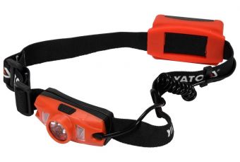 Очень легкий и функциональный налобный фонарь | 500LM / 70 m | 3XAAA, IP44 (YT-08595)