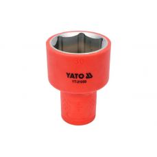 Головка торцевая диэлек. VDE 1/2" 30мм (YT-21050)