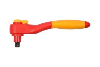 Трещотка диэлектрическая VDE 3/8" 200мм (YT-21071)