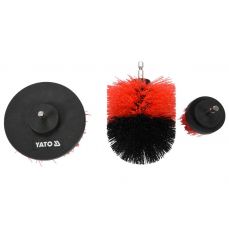 Набор насадок-щёток для дрели, HEX, 3шт. (YT-47553)