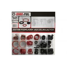 Santehnisko starpliku un gredzenu komplekts 141 gab., (M66445)