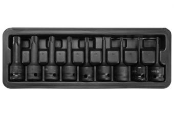 Набор торцевых ударных головок Torx 9 шт. YATO (YT-10654)