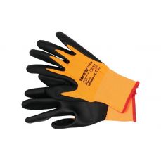 НЕЙЛОНОВЫЕ ЗАЩИТНЫЕ ПЕРЧАТКИ 15G С НИТРИЛОВЫМ ПОКРЫТИЕМ С ПОКРЫТИЕМ ДЛЯ СМАРТФОНА РАЗМЕР 8 (YT-74754)