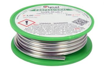 Lodmetāls bezsvina skārda lodēšanai 3mm 100g (76858)