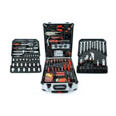 Instrumentu komplekts alumīnija čemodānā ar riteņiem 187gab. (M58280)