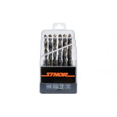 Сверла по металлу 1-10 мм 19 шт. (21999)