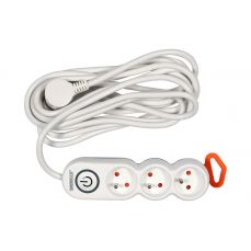 Удлинитель 3 розетками с заземлением 5м (72352)