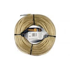 Таможенный кабель сталь с насадкой 6 мм / 34 м (85003)