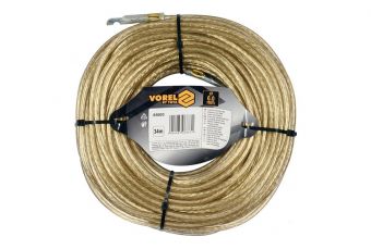 Таможенный кабель сталь с насадкой 6 мм / 34 м (85003)