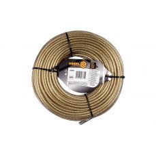 Таможенный кабель сталь с насадкой 6 мм / 42 м (85005)