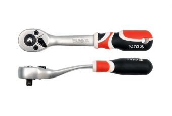 Трещотка с изогнутой ручкой 1/4 (YT-0730)