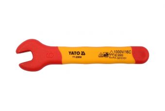 Ключ рожковый диэлек. VDE 1000В 6 мм (YT-20950)