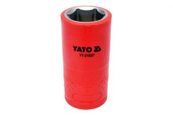 Головка торцевая диэлек. VDE 1/2" 17мм (YT-21037)
