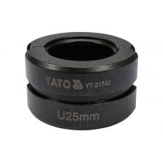 U tipa gofrēšanas galviņa 25 mm modelim YT-21735 (YT-21742)