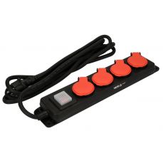 Удлинитель HD 4 розетками с заземлением 3м (YT-81241)