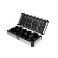 Muciņu komplekts bojātām skrūvēm un uzgriežņiem 9-19mm, 10 gab. (M58651)