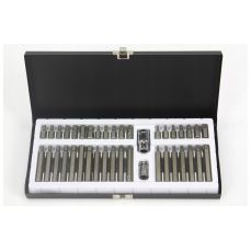 TORX uzgaļu komplekts. HEX. SPLINE 40gab. (M66410)