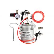 Красконагнетательный бак 8л с краскопультом в комплекте MAR-POL (M80638)