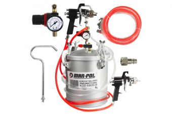 Krāsas smidzināšanas tvertne  8L ar smidzināšanas pistoli komplektā MAR-POL (M80638)