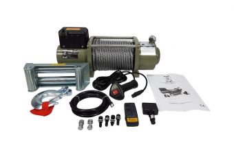 Аккумуляторная лебедка 16800lbs, 12B (M80821) 