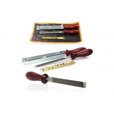 Напильник для заточки цепи бензопилы с направляющей и шаблоном заточки (M86689)