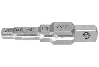 Step wrench 1/2" size 9,6/ 11,6/ 12,6/ 16,4/ 21mm (YT-03316)