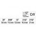 Step wrench 1/2" size 9,6/ 11,6/ 12,6/ 16,4/ 21mm (YT-03316)