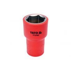 Головка торцевая диэлектрическая VDE 1/2" 22мм (YT-21042)