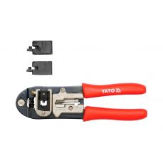Инструмент для обжима и зачистки проводов 195мм 4P-6P-8P (YT-2244)