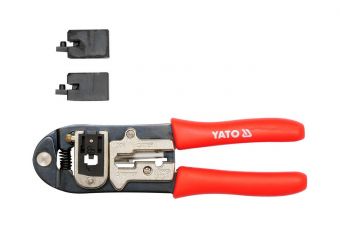 Инструмент для обжима и зачистки проводов 195мм 4P-6P-8P (YT-2244)