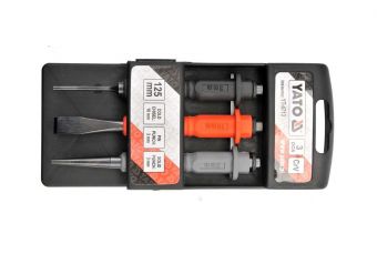 Мини зубило и керны в наборе 3шт.(YT-4713)