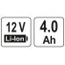 Akumulators 12 V, 4,0 AH-LI-ON (YT-82910)